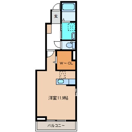 ガーデンハウス朝日山Ｆの物件間取画像